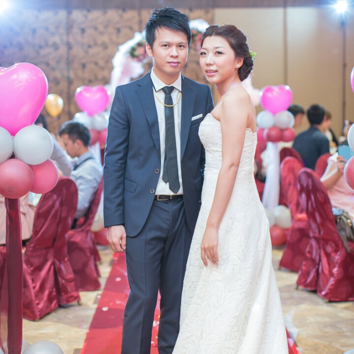 台中聖華宮素菜餐廳婚禮記錄│愉婷＋良諺